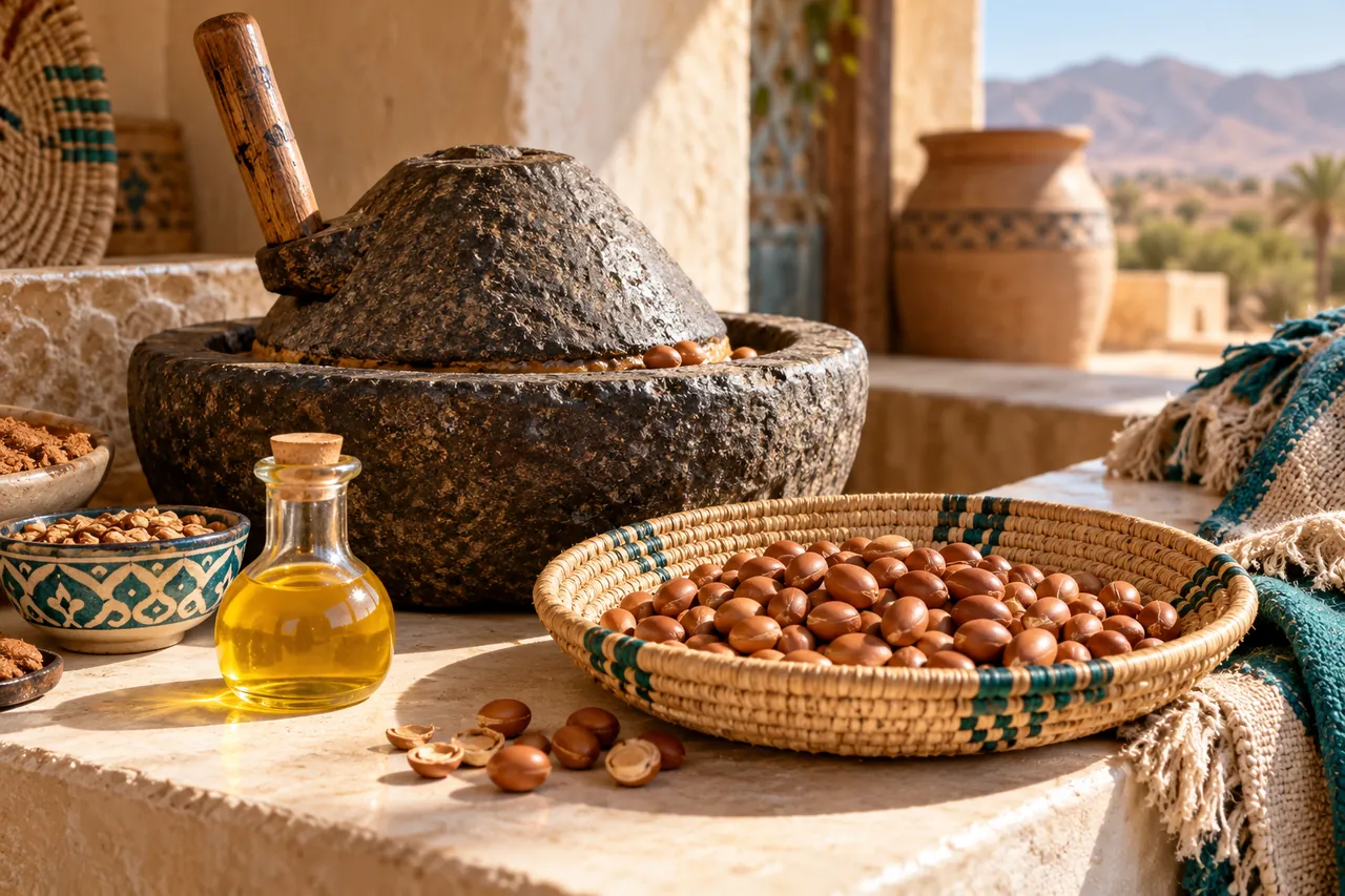 زيارة ورشة أركان قرب أكادير